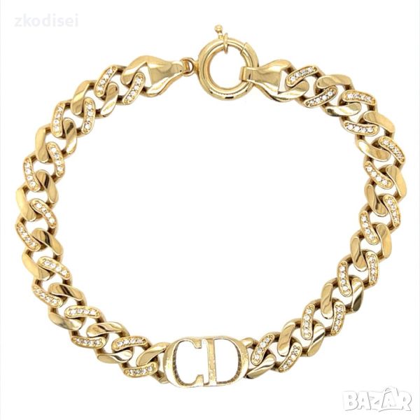 Златна дамска гривна Christian Dior 13,19гр. 20см. 14кр. проба:585 модел:24809-3, снимка 1