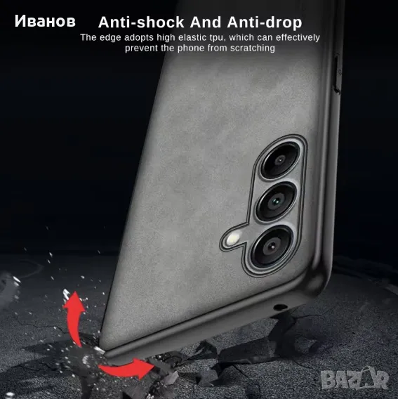 Чисто нов! Оригинален силиконов/кожен калъф /гръб за Samsung/Самсунг А15, снимка 1