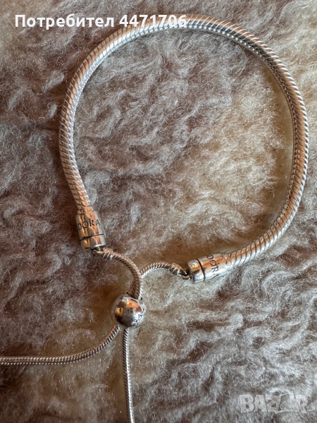 Сребърна гривна Pandora , снимка 1