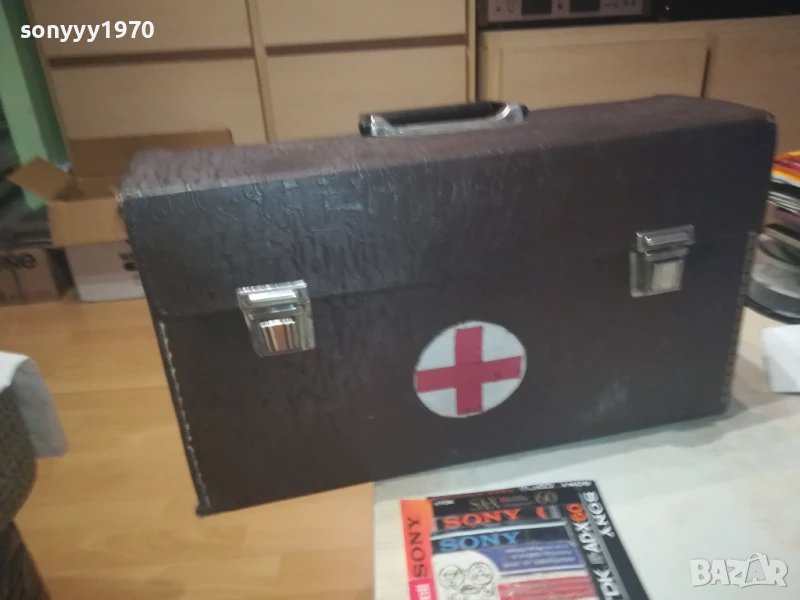 РЕТРО ДОКТОРСКА ЧАНТА-РЕЛИКВА//АНТИКА ОТ СОЦА 2607252016LCHERY, снимка 1