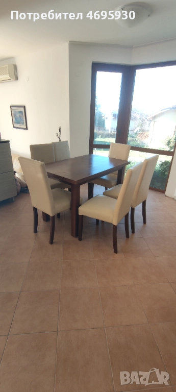 Кухненска маса и шест броя столове, снимка 1