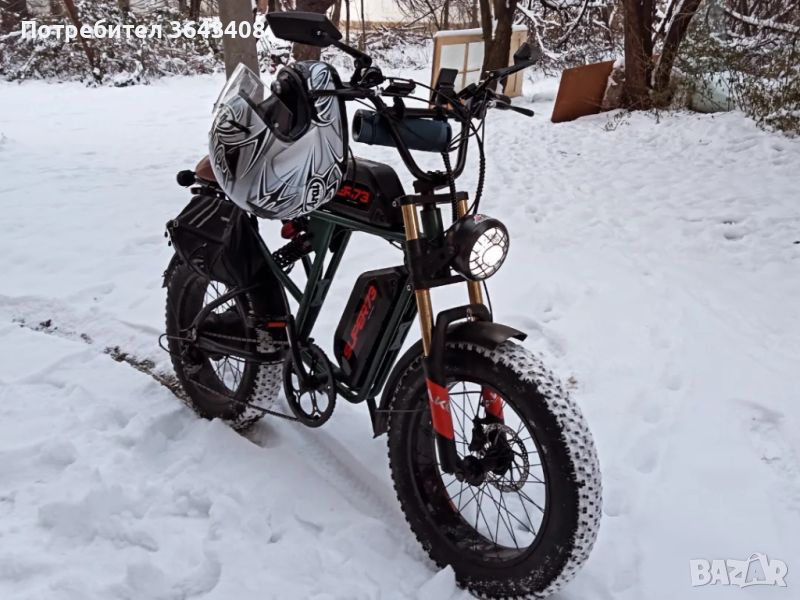 Електрическо колело fatbike AKEZ ELECTRIC BICYCLE 1500W 48V36AH , снимка 1