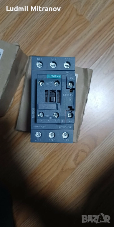 Силов контактор, AC-3 65 A, 30 kW / 400 V 1 NO + 1 NC, 24 V DC, снимка 1