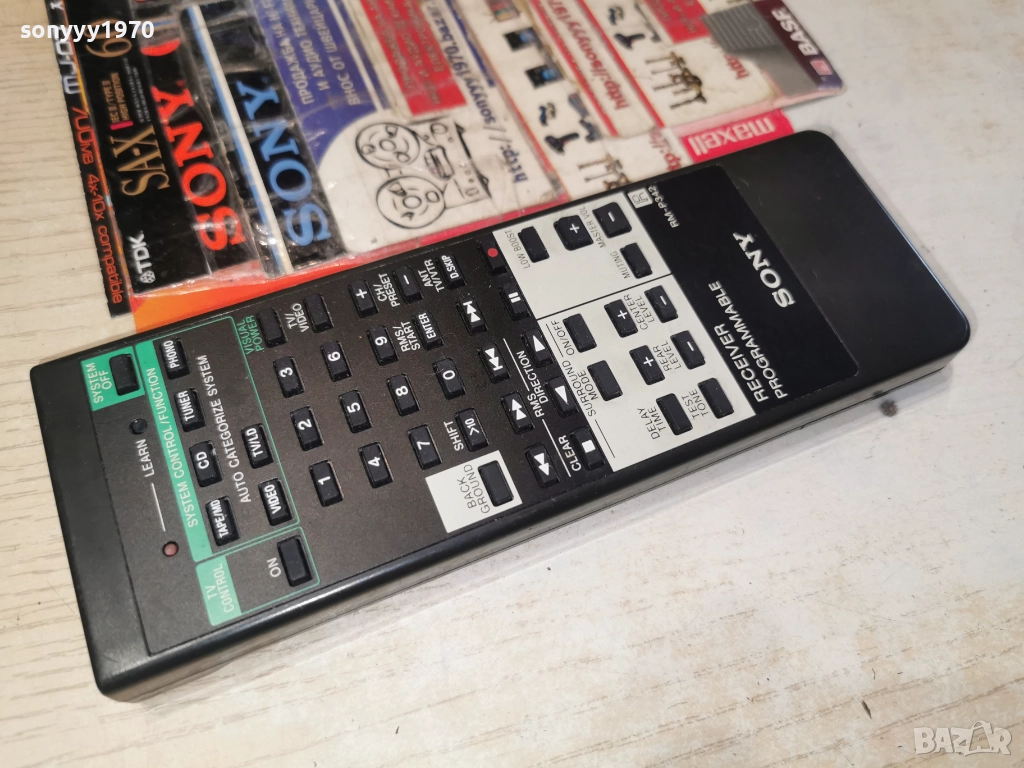 SONY RM-P342 RECEIVER PROGRAMMABLE REMOTE SWISS 1512251100, снимка 1