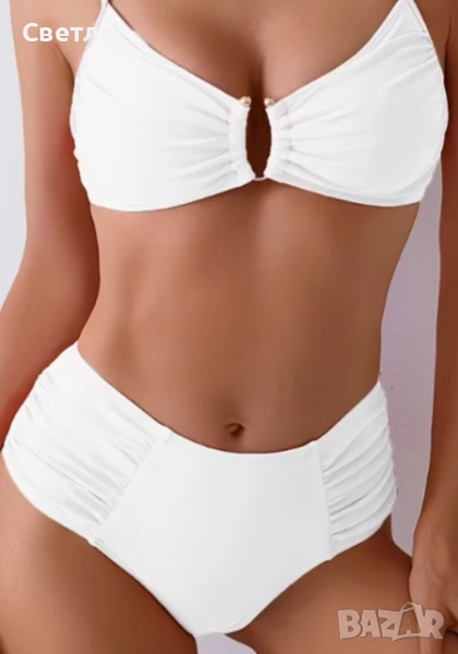 Намаление  - Нови бански костюми - 3 броя, по 18лв. Размер L, за ГО/чашка - 75D; 80C; 85A и 85B, снимка 1