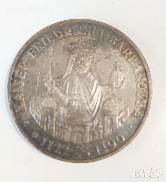   💰Германска  и турска монета за колекция 10 марки  Фредерик 1ви Барбароса, снимка 1