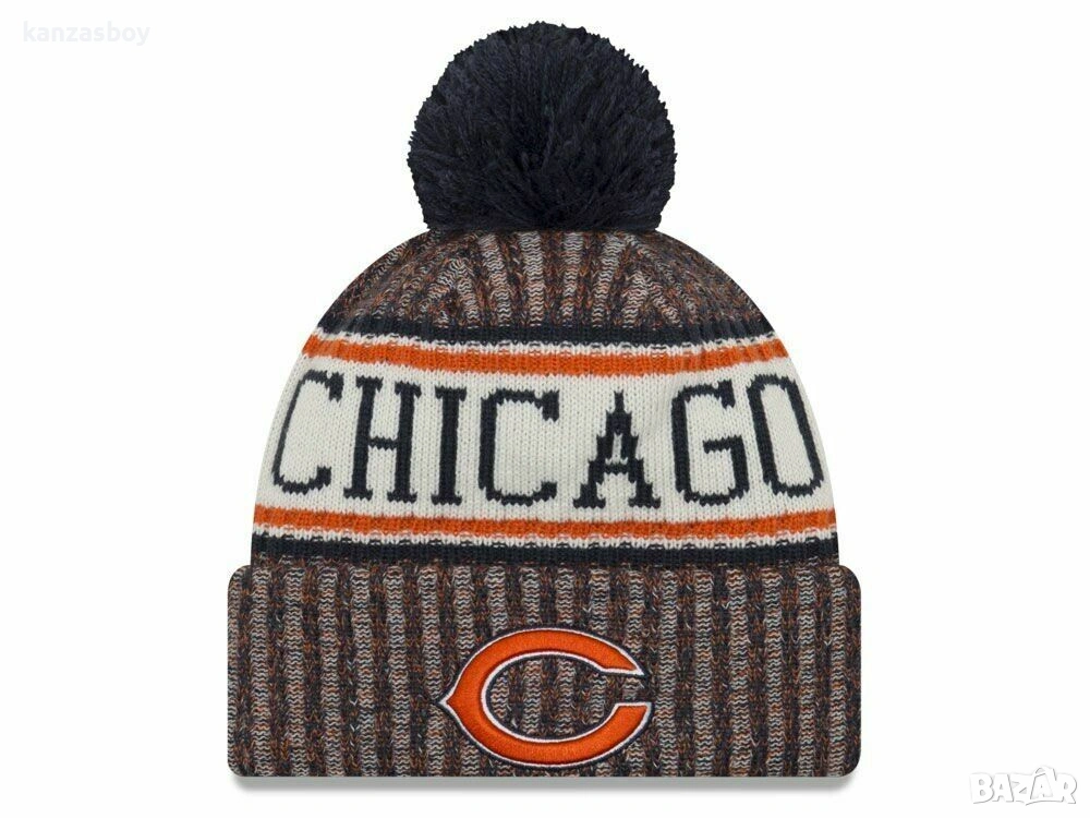new era chicago bears nfl - фенска зимна шапка КАТО НОВА, снимка 1