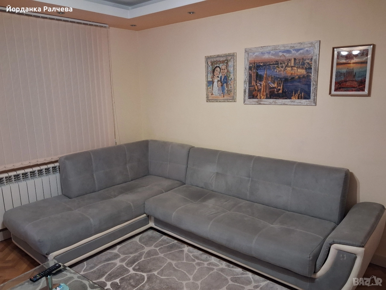 Ъглов разтегателен диван Принцес ||, снимка 1