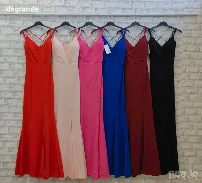 Красива цикламена рокля , снимка 1