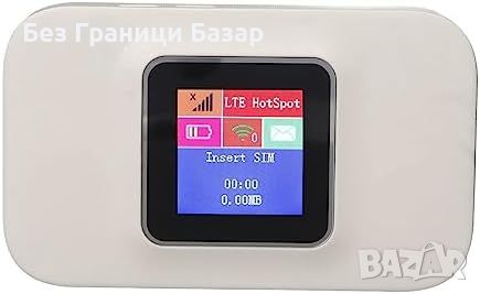 Нов Компактен 4G LTE Wi-Fi рутер, идеален за пътуване Хотспот до 300Mbps, снимка 1