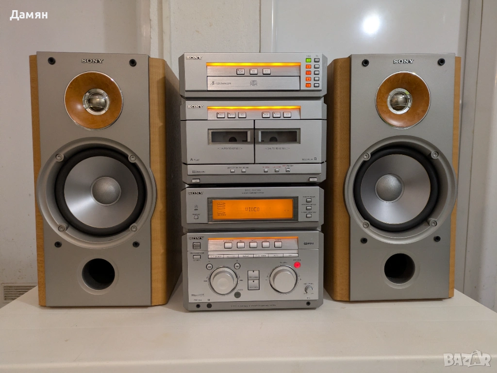 Стерео уредба Sony MHC-NX3AV 90 W + 90 W (DIN), снимка 1