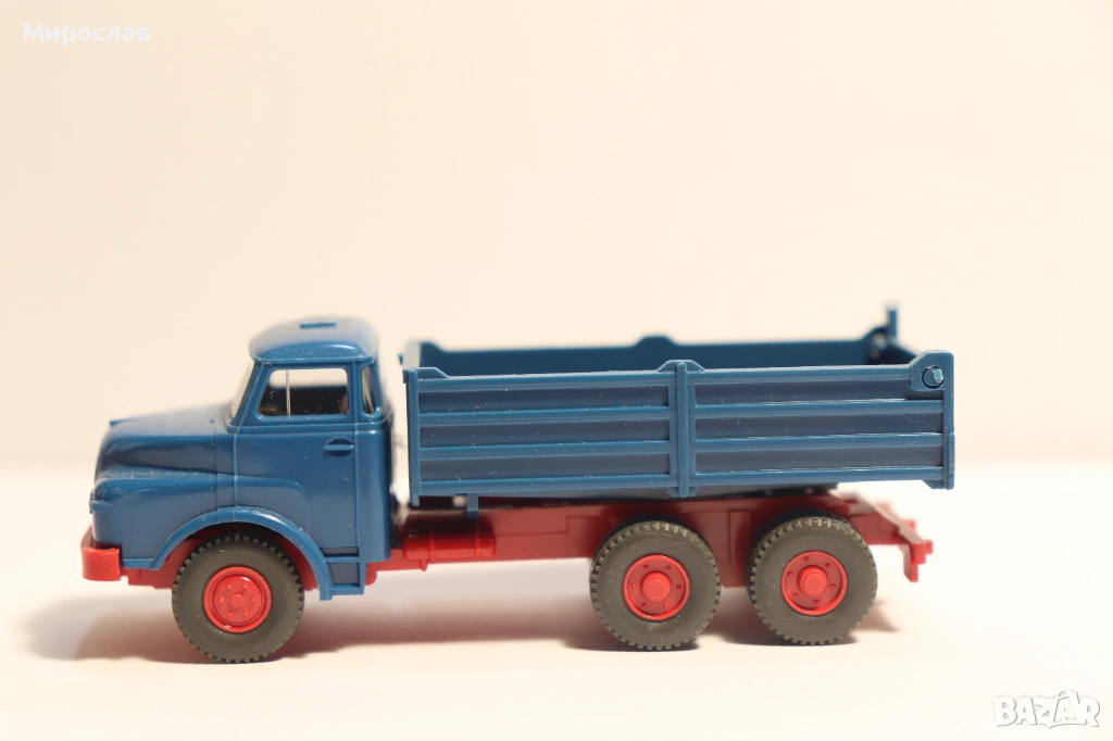 WIKING 1:87 H0 MAN САМОСВАЛ КАМИОН КОЛИЧКА МОДЕЛ, снимка 1