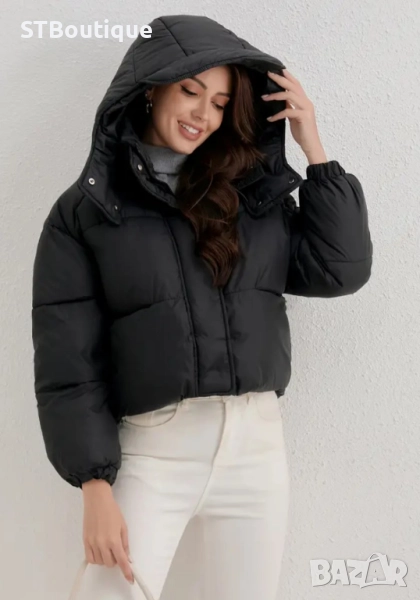 🌸 Дамско леко зимно яке с качулка – STBoutique 🌸, снимка 1