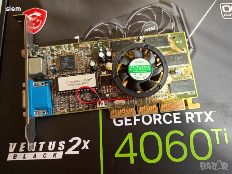 Видеокарта Ge Force 2 MX 400, снимка 1