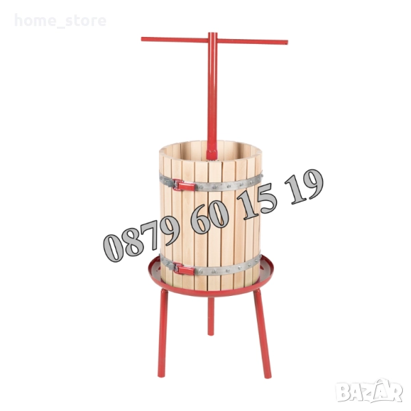 Вертикална преса за грозде и плодове, дървена преса за грозде /3 модела/, снимка 1