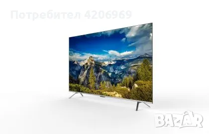 Телевизор METZ 50MUC7000Y, 50(127 см), LED Smart TV Android 10.0, UHD, Клас G, Черен, снимка 1