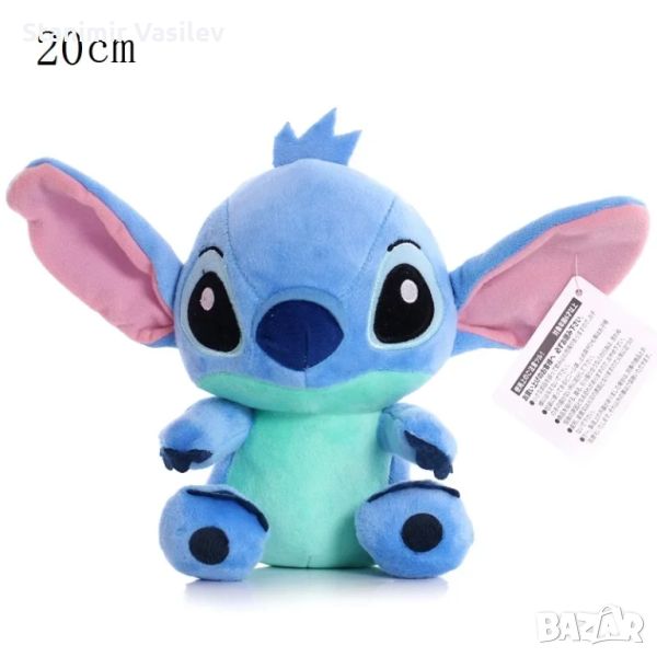 Прекрасни Плюшени Играчки Disney Stitch - Сини и Розови Кукли от Карикатурата "Лило и Стич", снимка 1