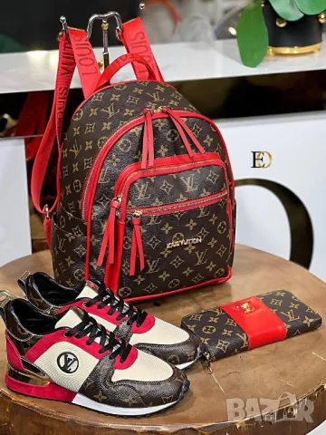 дамски маратонки, портмоне, раница Шанел louis vuitton , снимка 6 - Раници - 46859739