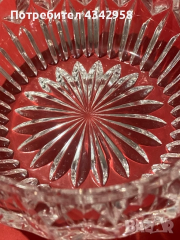 Vintage. Кристална купа., снимка 6 - Антикварни и старинни предмети - 52565839