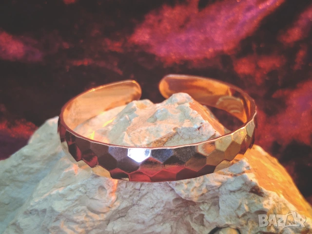 Медна терапевтична гривна 9, снимка 2 - Гривни - 53686261