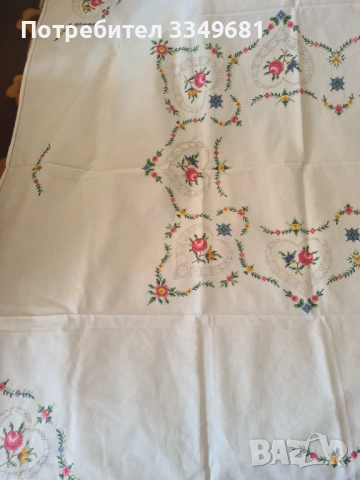 Памучна покривка за маса, снимка 3 - Покривки за маси - 53663552