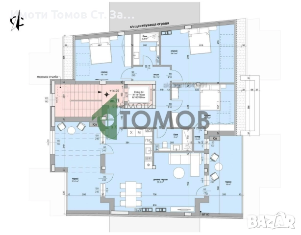 Многостаен апартамент в района на Баня Пиперка, снимка 3 - Апартаменти - 52128186