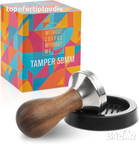 Тампер за кафемашина NOUTEN Premium Espresso Tamper 58 mm, снимка 1