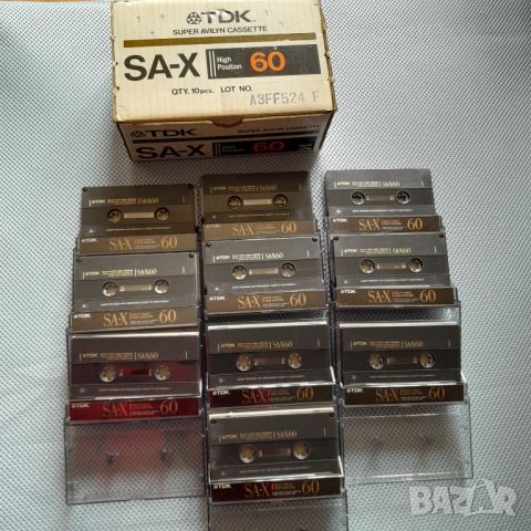 Касети TDK SA X 60 мин. , снимка 13 - Аудио касети - 44192226