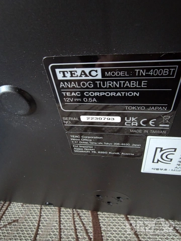 Продавам грамофон TEAC TN 400BN , снимка 9 - Грамофони - 53909008