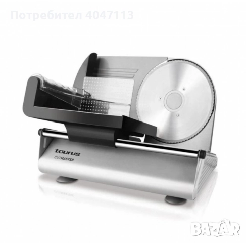 Електрически резач за мезета Taurus CUTMASTER – 150W, нож 19 см, регулируем срез 1–15 мм, снимка 3 - Други - 51522252