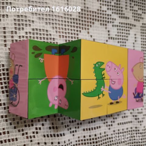 Кубче Рубик - Peppa Pig и Paw Patrol, снимка 11 - Образователни игри - 44891518