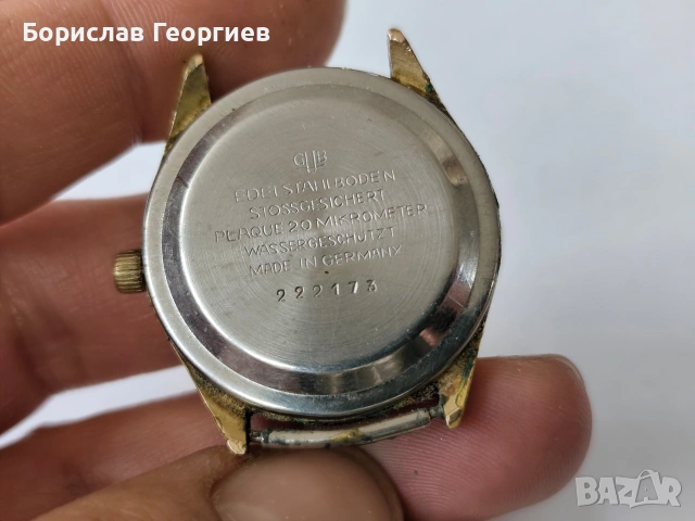 Часовник Automatic Glashutte spezimatic bison 26 rubis, снимка 7 - Мъжки - 53948060