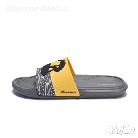 Мъжки чехли Runners, RNS-251-3499, Тъмносив, снимка 2 - Джапанки - 50307953