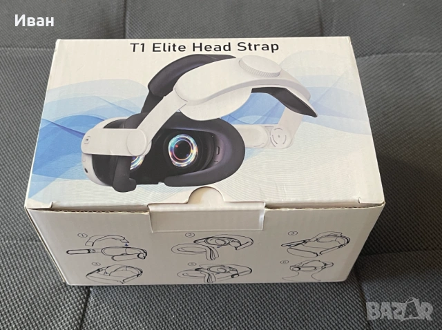 Продавам T1 Elite headstrap за Meta Quest 3 – чисто нов.