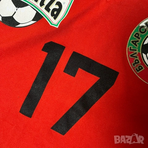 Bulgarian National Team 2004/2005 Euro Championship #17 Martin Petrov Football Jersey T-Shirt, снимка 7 - Тениски - 52065954
