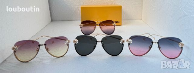 Fendi 2020 дамски слънчеви очила с лого, снимка 7 - Слънчеви и диоптрични очила - 45573659