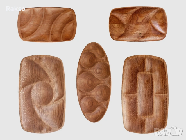 Кухненска 3Д дъска/плато за сервиране и рязане от дърво. "Тетрис"., снимка 5 - Прибори за хранене, готвене и сервиране - 53777241