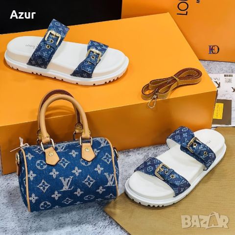 дамски маратонки / чехли и чанта louis vuitton , снимка 3 - Чанти - 46241430