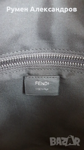 Нова мъжка кожена чанта FENDI MESSENGER BAG, снимка 12 - Чанти - 53851443