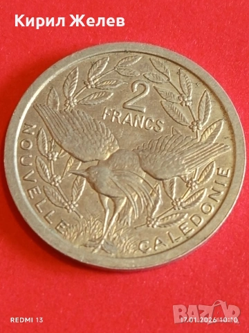 Монета 2 франка 2001г. Нова Каледония за КОЛЕКЦИОНЕРИ 53139