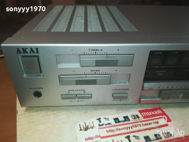 AKAI AM-A301 AMPLIFIER-MADE IN JAPAN-ВНОС SWISS 0807241822, снимка 9 - Ресийвъри, усилватели, смесителни пултове - 46514872