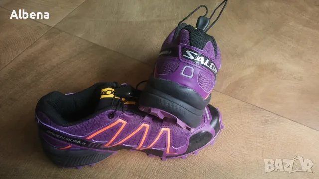 SALOMON SPEEDCROSS 3 Wonens Kids Shoes Размер EUR 38 / UK 5 дамски детски маратонки 293-14-S, снимка 7 - Маратонки - 48013155