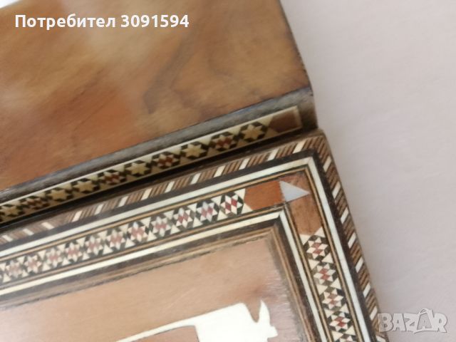     Кутия за бижута   Близкия изток, кутии с инкрустиран седеф от народното изкуство, дървена , снимка 3 - Колекции - 45523823