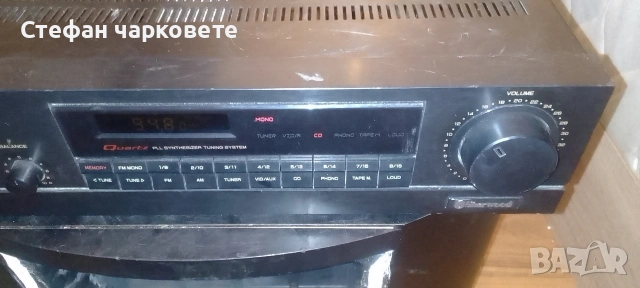 усилвател със радио тунер , снимка 4 - Ресийвъри, усилватели, смесителни пултове - 54085271