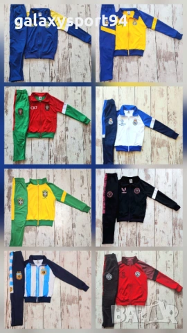 Детски футболни анцузи с бродирано лого Роналдо Меси Неймар Ямал, снимка 2 - Футбол - 53330382