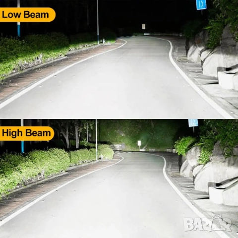 2 бр LED крушки за автомобил H7, снимка 9 - Аксесоари и консумативи - 52603345