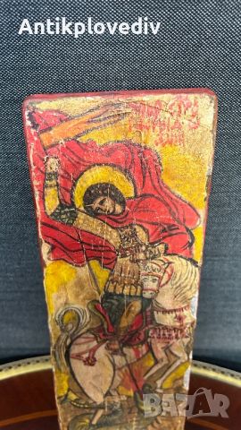 Много стара българска икона, снимка 2 - Антикварни и старинни предмети - 45395241