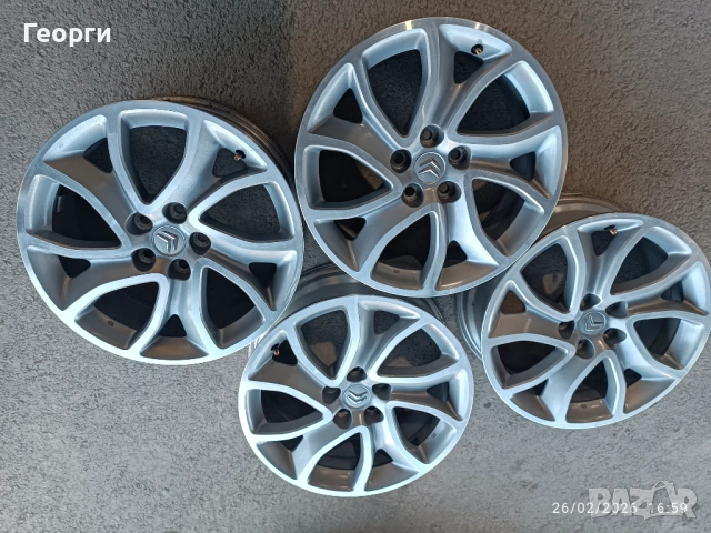 4бр.алуминиева джанта 18цола за Citroen,Peugeot, Mitsubishi 5x114,3