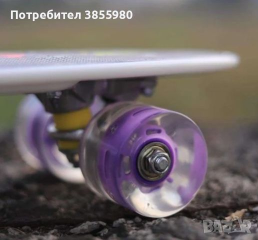 Скейтборд пениборд със светещи колела, снимка 13 - Други - 45286543