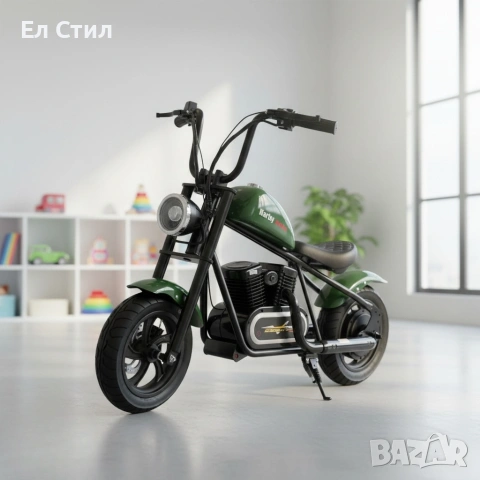 Електрически мини скутер C12B Harley baby, снимка 3 - Детски велосипеди, триколки и коли - 53583129